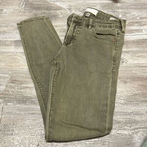 Never worn Dear John olive green jeans
